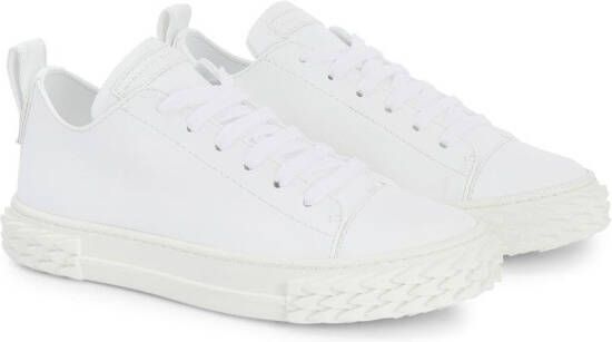 Giuseppe Zanotti Ecoblabber leather low-top sneakers White