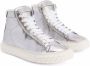Giuseppe Zanotti Ecoblabber metallic high-top sneakers Silver - Thumbnail 2