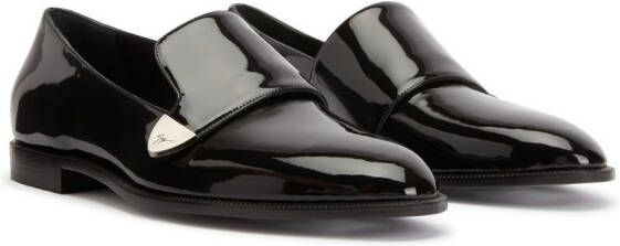 Giuseppe Zanotti Eflamm patent-leather loafers Black