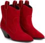 Giuseppe Zanotti Elna 55mm velvet boots Red - Thumbnail 1