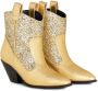 Giuseppe Zanotti Elna glittery cowboy boots Gold - Thumbnail 2