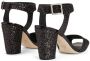 Giuseppe Zanotti Emmanuelle 80mm glitter sandals Black - Thumbnail 3
