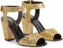 Giuseppe Zanotti Emmanuelle 80mm leather sandals Gold - Thumbnail 2