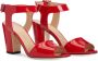 Giuseppe Zanotti Emmanuelle 80mm leather sandals Red - Thumbnail 2