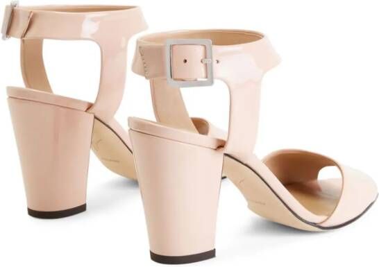 Giuseppe Zanotti Emmanuelle 80mm leather sandals Pink
