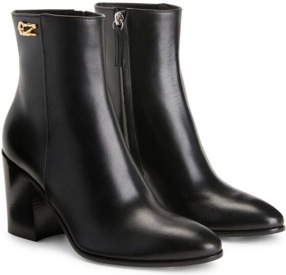 Giuseppe Zanotti Enriette leather ankle boots Black