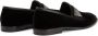 Giuseppe Zanotti Ermy rhinestone-detail velvet loafers Black - Thumbnail 3
