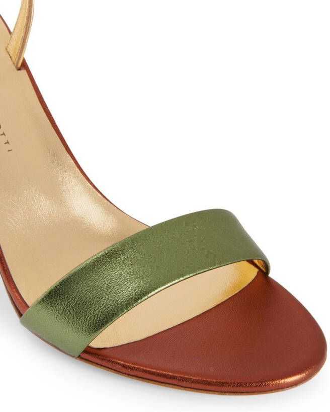 Giuseppe Zanotti Erwan metallic sandals Green