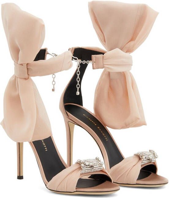 Giuseppe Zanotti Etoile bow-detail sandals Pink