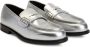Giuseppe Zanotti Euro metallic-effect leather loafer Silver - Thumbnail 2