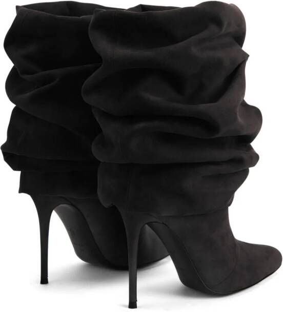 Giuseppe Zanotti Evrin 105mm suede boots Black