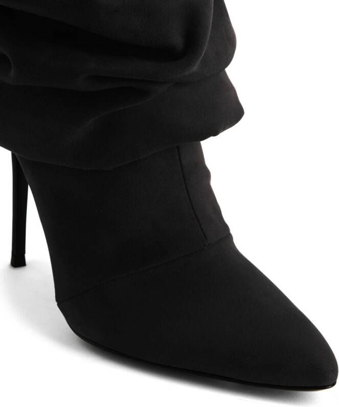 Giuseppe Zanotti Evrin 105mm suede boots Black