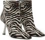 Giuseppe Zanotti Farrah Fancy 95mm zebra-print boots White - Thumbnail 2