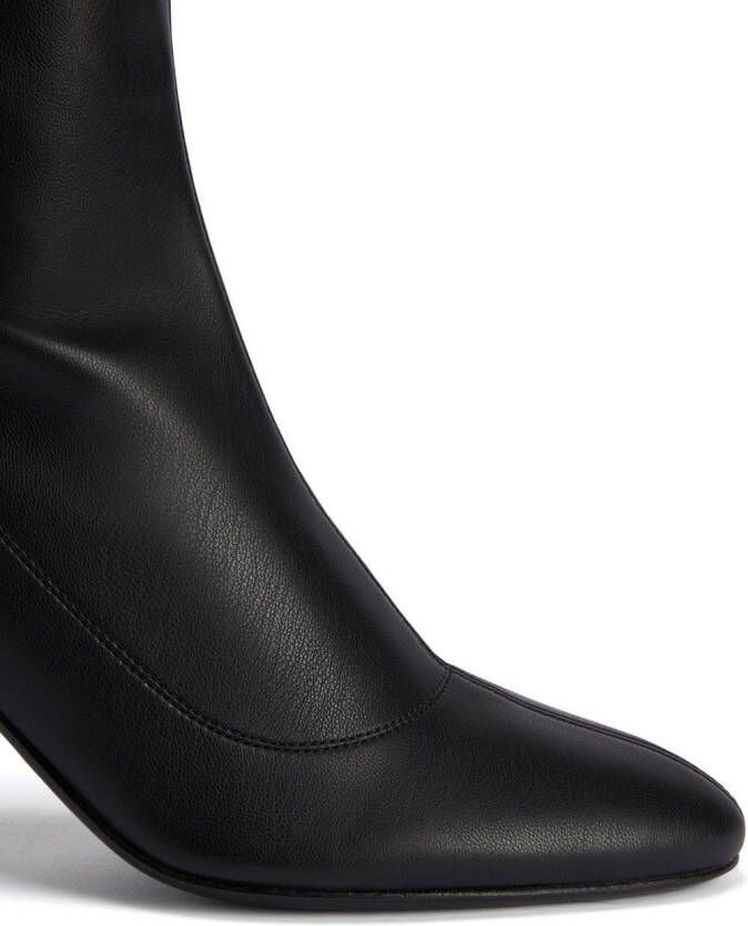 Giuseppe Zanotti Felicienne leather 85mm ankle boots Black