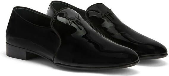 Giuseppe Zanotti Fergus high-shine loafers Black