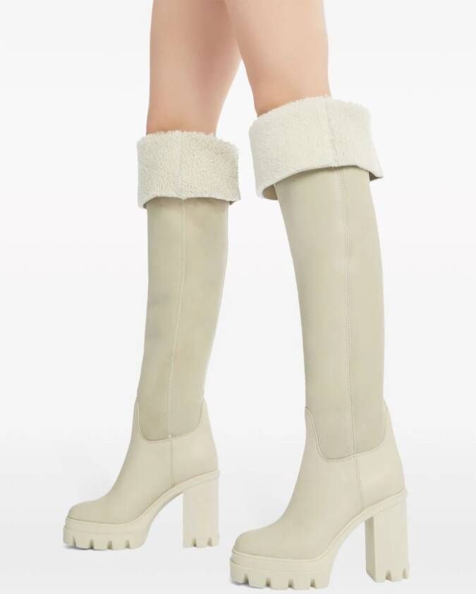 Giuseppe Zanotti Feridha 70mm knee-high boots White