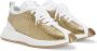 Giuseppe Zanotti Ferox crocodile-print sneakers Gold - Thumbnail 2