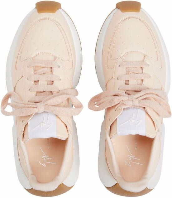 Giuseppe Zanotti Ferox lace-up sneakers Pink