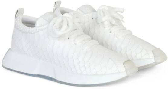 Giuseppe Zanotti Ferox leather sneakers White