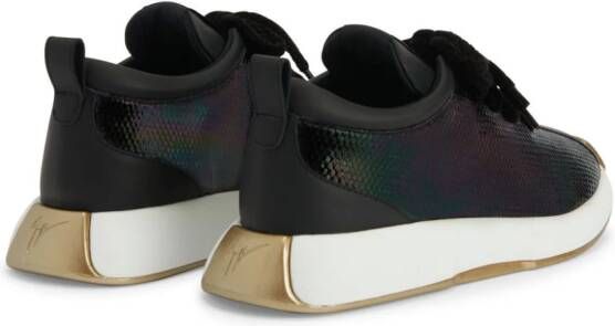 Giuseppe Zanotti Ferox logo-patch sneakers Black