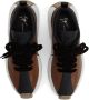 Giuseppe Zanotti Ferox panelled leather sneakers Brown - Thumbnail 4