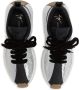 Giuseppe Zanotti Ferox panelled leather sneakers Silver - Thumbnail 4