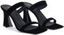 Giuseppe Zanotti Flaminia 85 mm velvet sandals Black - Thumbnail 2