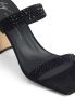 Giuseppe Zanotti Flaminia 85 mm velvet sandals Black - Thumbnail 4