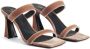 Giuseppe Zanotti Flaminia 85mm velvet sandals Brown - Thumbnail 2