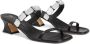 Giuseppe Zanotti Flaminia leather sandals Black - Thumbnail 2