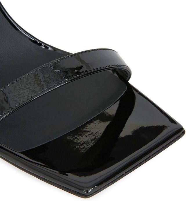 Giuseppe Zanotti Flaminia patent leather sandals Black