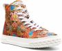 Giuseppe Zanotti floral-print sneakers Orange - Thumbnail 2