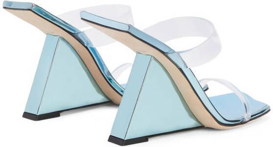 Giuseppe Zanotti Florance Plexi 105mm sandals Blue
