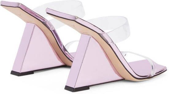 Giuseppe Zanotti Florance Plexi 105mm sandals Pink