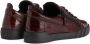 Giuseppe Zanotti Frankie crocodile-effect leather sneakers Red - Thumbnail 3