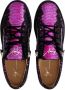 Giuseppe Zanotti Frankie crocodile-embossed leather sneakers Black - Thumbnail 4