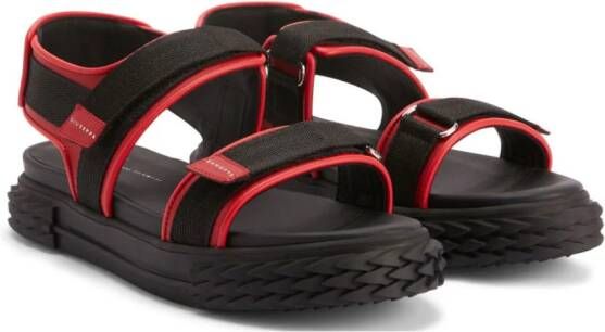 Giuseppe Zanotti Frankie double-strap sandals Red
