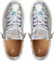 Giuseppe Zanotti Frankie foil low-top sneakers Silver - Thumbnail 4