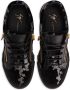 Giuseppe Zanotti Frankie glitter-detailing leather sneakers Black - Thumbnail 4
