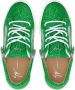 Giuseppe Zanotti Frankie glitter low-top sneakers Green - Thumbnail 4