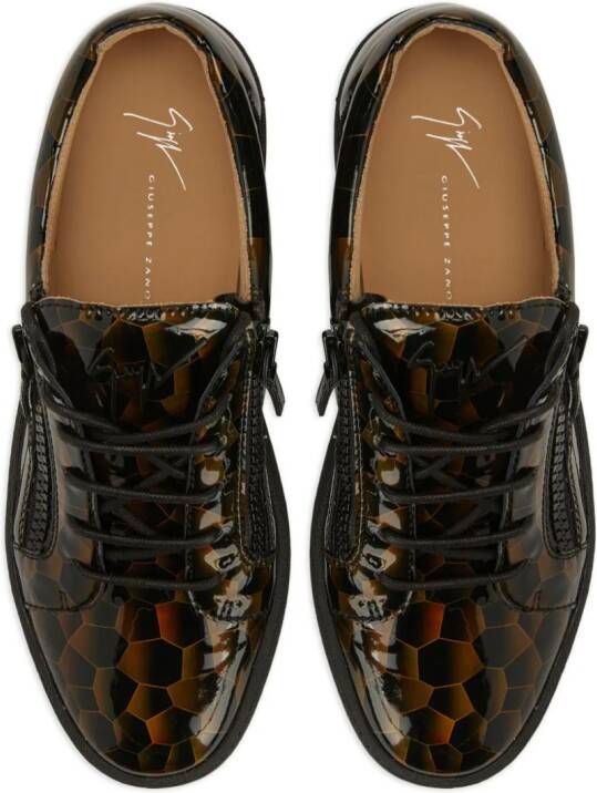 Giuseppe Zanotti Frankie graphic-print sneakers Black