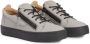 Giuseppe Zanotti Frankie lace-and-zip low-top sneakers Grey - Thumbnail 2