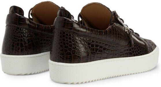 Giuseppe Zanotti Frankie lace-up sneakers Brown