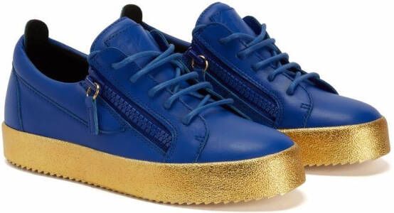 Giuseppe Zanotti Frankie lace-up sneakers Blue