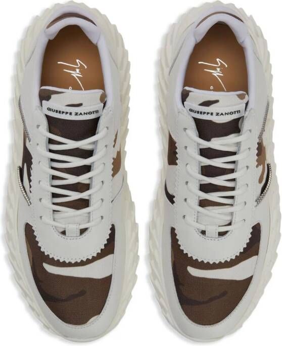 Giuseppe Zanotti Frankie leather chunky sneakers White