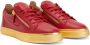 Giuseppe Zanotti Frankie leather low-top sneakers Red - Thumbnail 2