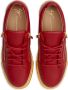 Giuseppe Zanotti Frankie leather low-top sneakers Red - Thumbnail 4