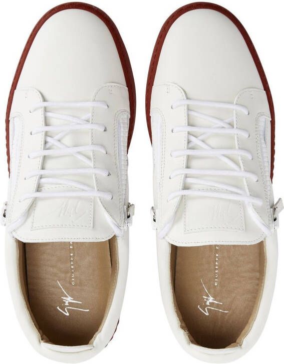 Giuseppe Zanotti Frankie leather low-top sneakers White