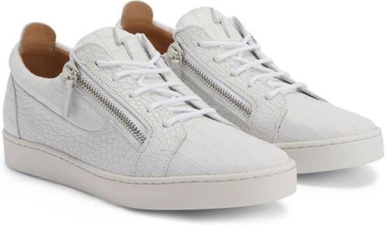 Giuseppe Zanotti Frankie leather low-top sneakers White