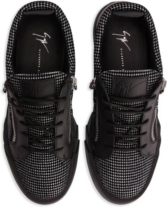 Giuseppe Zanotti Frankie leather sneakers Black